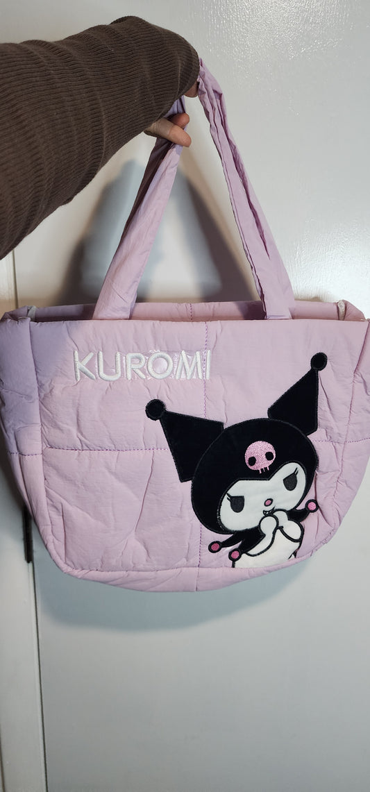 Suede Kuromi Tote