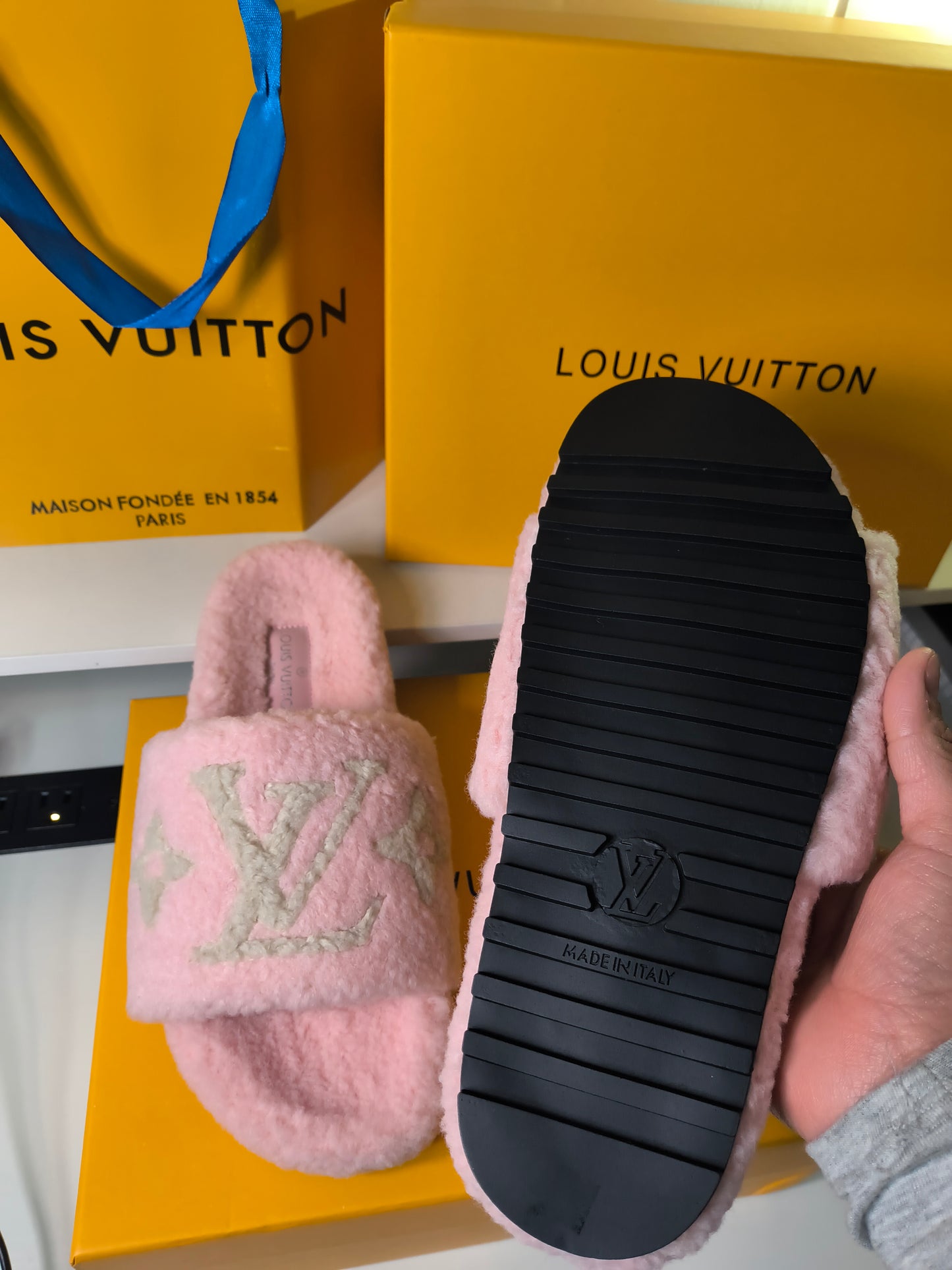 Pink Louis Slippers