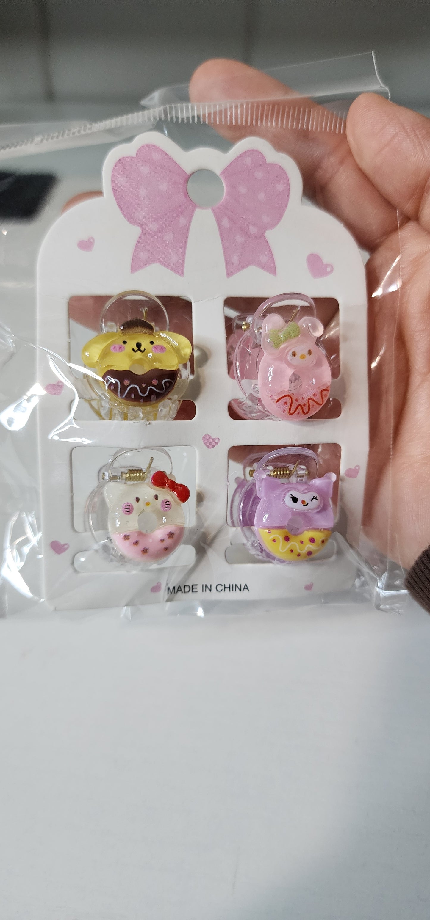 Sanrio Donut Clips